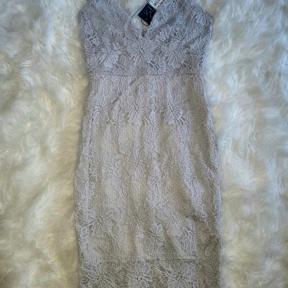 Lace midi dress